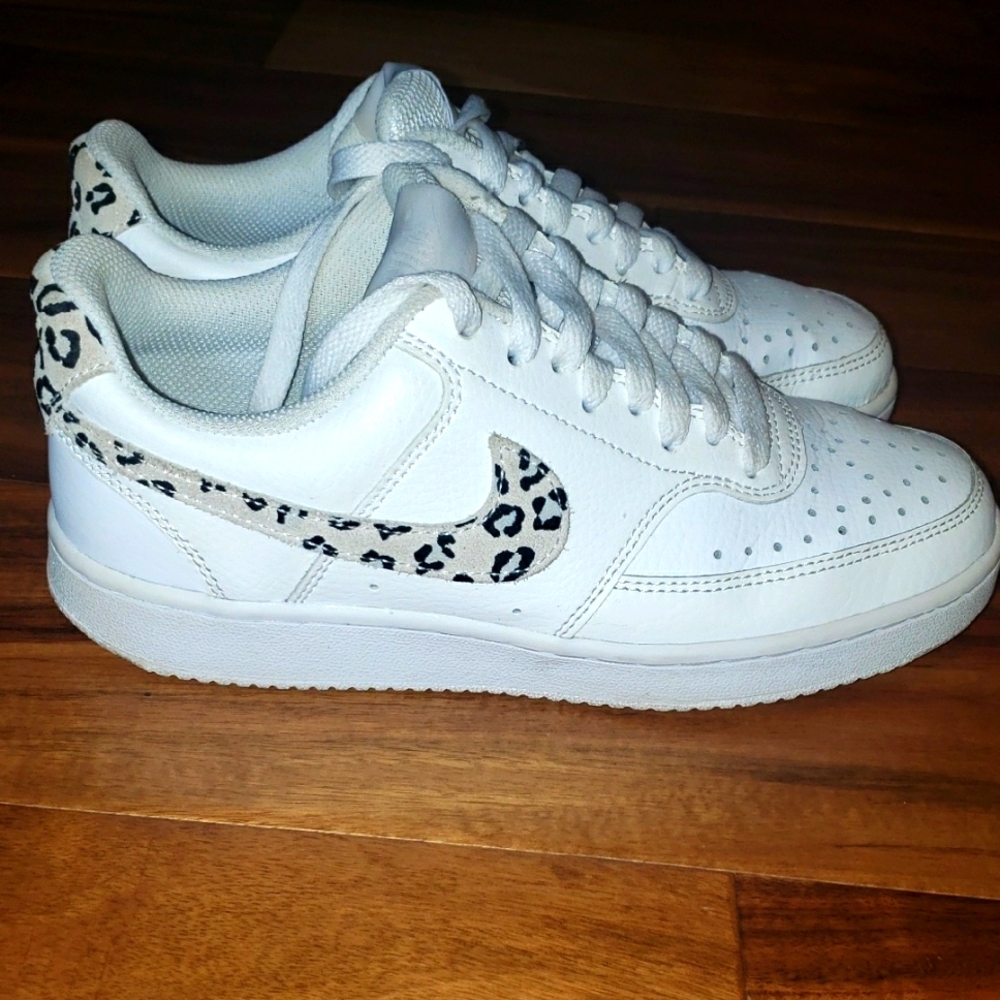 Nike Court Vision Low - Leopard